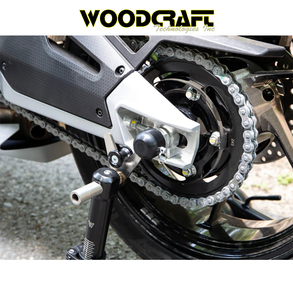 2021-2025年式 アプリリア RS660用 ウッドクラフト製リアアクスルスライダーキット　Woodcraft 45-0760R Rear Axle Slider Kit, 2021-25 Aprilia RS660 (消費税、送料込み)
