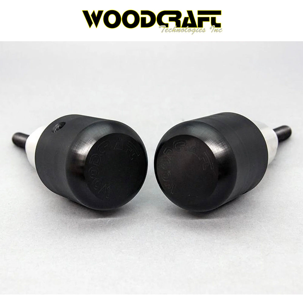 2013-2017年式トライアンフ デイトナ６７５用 ウッドクラフト製 パック付きフレイムスライダーキット　Woodcraft 50-0502 Triumph Daytona 675 / Street Triple 675 2013-17, Street Triple 765 RS Frame Slider Kit with pucks (消費税、送料込み)