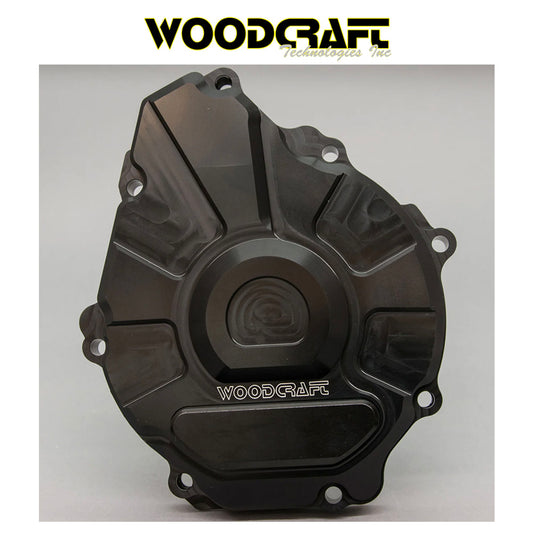 2017-2025年式 スズキ ＧＳＸ－Ｒ１０００Ｒ用 ウッドクラフト製 スキッドプレート付きステーターカバー　Woodcraft 60-0252LB Suzuki GSX-R1000 LHS Stator Cover w/ Skid Plate (消費税、送料込み)