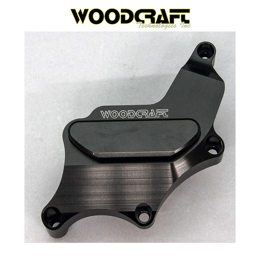 2007-2025年式 ホンダ ＣＢＲ６００ＲＲ用 ウッドクラフト製スキッドプレート付きクラッチカバープロテクター　Woodcraft 60-0338RB Honda CBR600RR RHS Clutch Cover Protector w/ Skid Plate (消費税、送料込み)