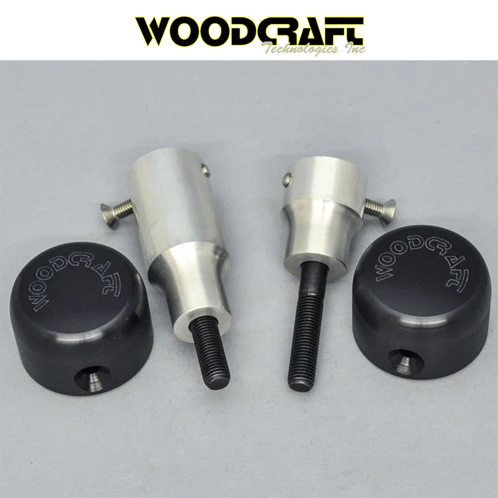 2011-2025年式 スズキ ＧＳＸ－Ｒ６００用 ウッドクラフト製パック付きフレームスライダーキット　Woodcraft 50-0258 Suzuki GSX-R600/750 Frame Slider Kit with pucks (消費税、送料込み)