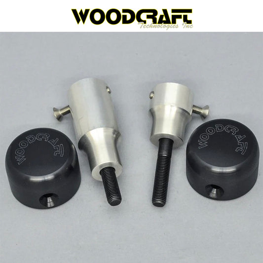 2011-2024年式 スズキ ＧＳＸ－Ｒ７５０用 ウッドクラフト製パック付きフレームスライダーキット　Woodcraft 50-0258 Suzuki GSX-R600/750 Frame Slider Kit with pucks (消費税、送料込み)