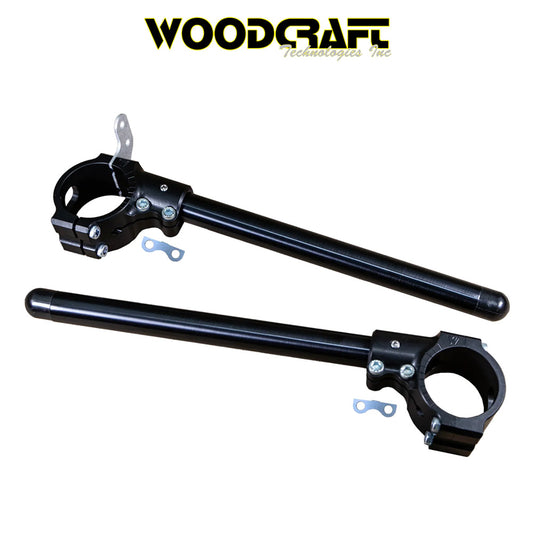 2024-2025年式 ホンダ ＣＢＲ１０００ＲＲ－Ｒ用ウッドクラフト製ゼロオフセットクリップオン　Woodcraft 12-2150-H1 Zero Offset Clipons Honda CBR1000RR-R 50mm (消費税、送料込み)