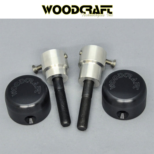 2007-2025年式 ホンダ ＣＢＲ６００ＲＲ用 ウッドクラフト製パック付きフレームスライダーキット　Woodcraft 50-0338 Honda CBR600RR Frame Slider Kit with pucks (消費税、送料込み)