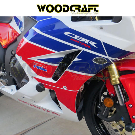 2007-2025年式 ホンダ ＣＢＲ６００ＲＲ用 ウッドクラフト製パック付きフレームスライダーキット　Woodcraft 50-0338 Honda CBR600RR Frame Slider Kit with pucks (消費税、送料込み)
