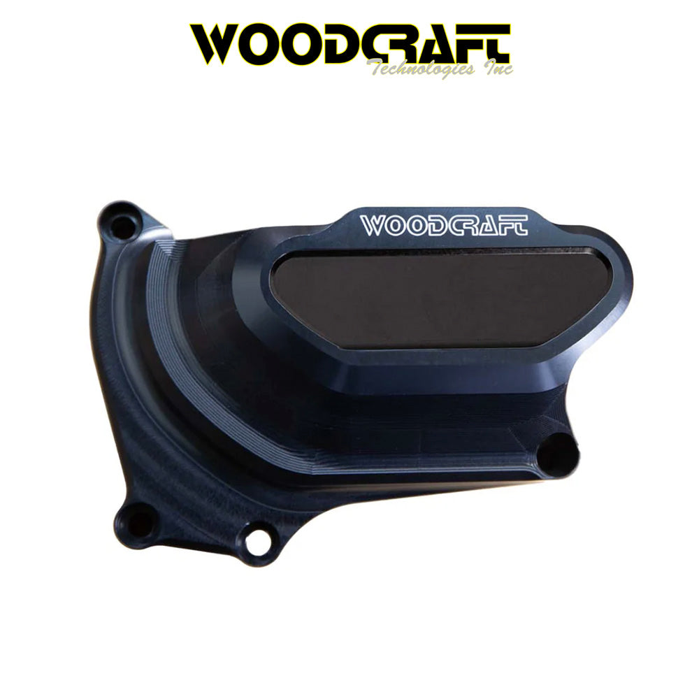 2017-2024年式 ヤマハ MT-07用 ウッドクラフト製ウォーターポンプカバープロテクター（スキッドプレート付き）　Woodcraft 60-0417WPC Yamaha FZ07,MT-07,R7 RHS Water Pump Cover Protector w/ Skid Plate (消費税、送料込み)