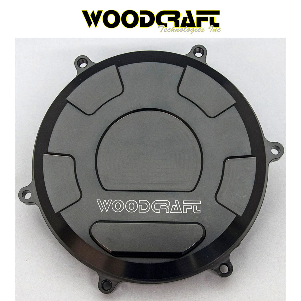 ドゥカティ １１９９パニガーレＳ用 ウッドクラフト製 スキッドパッド付きクラッチカバー　Woodcraft 60-0645RB Ducati 1199/1299/959/V2 Panigale RHS Clutch Cover w/ Skid Pad (消費税、送料込み)