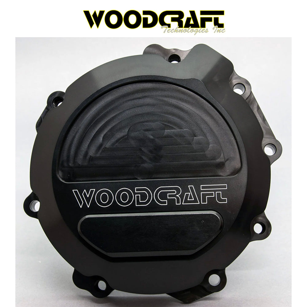 2011-2025年式 カワサキ Ｎｉｎｊａ ＺＸ－１０Ｒ用 ウッドクラフト製 スキッドプレート付きステーターカバー　Woodcraft 60-0168LB Kawasaki ZX10R LHS Stator Cover w/ Skid Plate (消費税、送料込み)