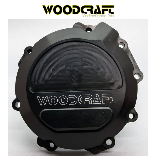 2011-2025年式 カワサキ Ｎｉｎｊａ ＺＸ－１０Ｒ用 ウッドクラフト製 スキッドプレート付きステーターカバー　Woodcraft 60-0168LB Kawasaki ZX10R LHS Stator Cover w/ Skid Plate (消費税、送料込み)