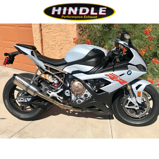 2020-2025年式 ＢＭＷ Ｓ１０００ＲＲ用 ヒンドル製 エボリューション フルシステム(チタン製マフラー、ブラックセラミックキャップ付き)　Hindle Evolution Full System BMW S1000RR (消費税、送料込み)
