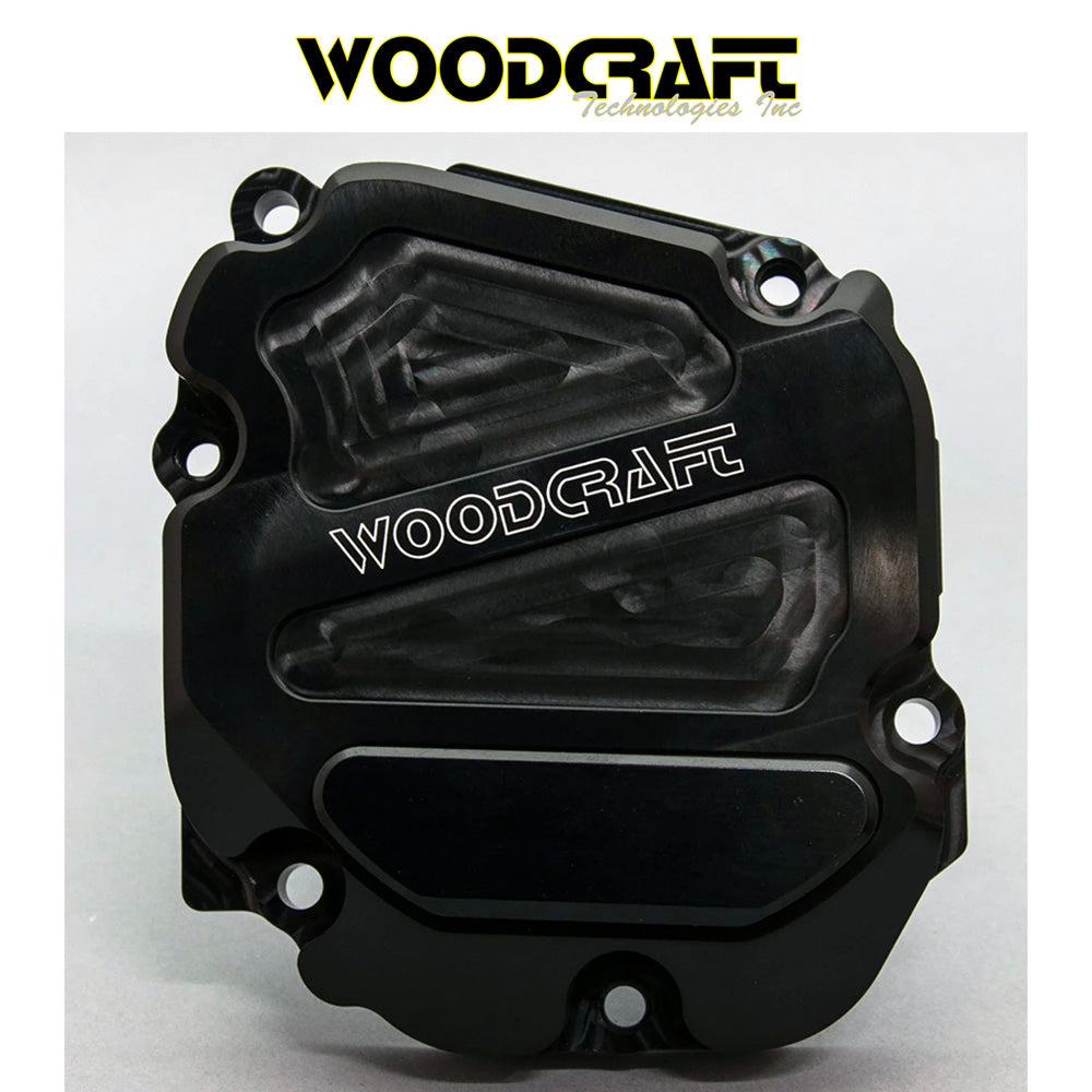 2011-2025年式 カワサキ Ｎｉｎｊａ ＺＸ－１０Ｒ用 ウッドクラフト製 スキッドプレート付きイグニッショントリガーカバー　Woodcraft 60-0168RB Kawasaki ZX10R RHS Ignition Trigger Cover w/ Skid Plate (消費税、送料込み)