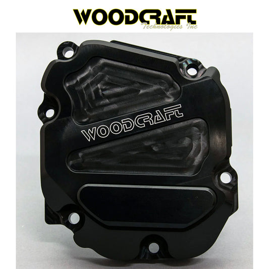 2011-2025年式 カワサキ Ｎｉｎｊａ ＺＸ－１０Ｒ用 ウッドクラフト製 スキッドプレート付きイグニッショントリガーカバー　Woodcraft 60-0168RB Kawasaki ZX10R RHS Ignition Trigger Cover w/ Skid Plate (消費税、送料込み)