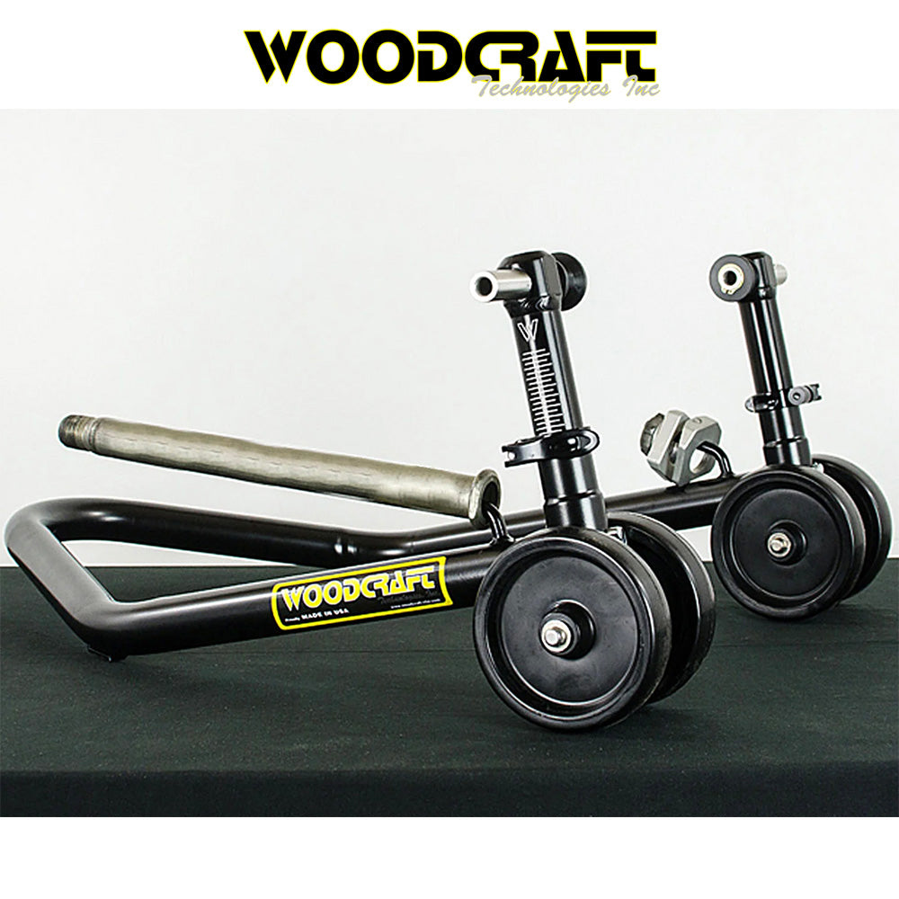 ウッドクラフト製 調整可能なリアスーパーバイクスタンド(スタンダードサイズ)　Woodcraft Adjustable Rear Superbike Stand Standard (消費税、送料込み)