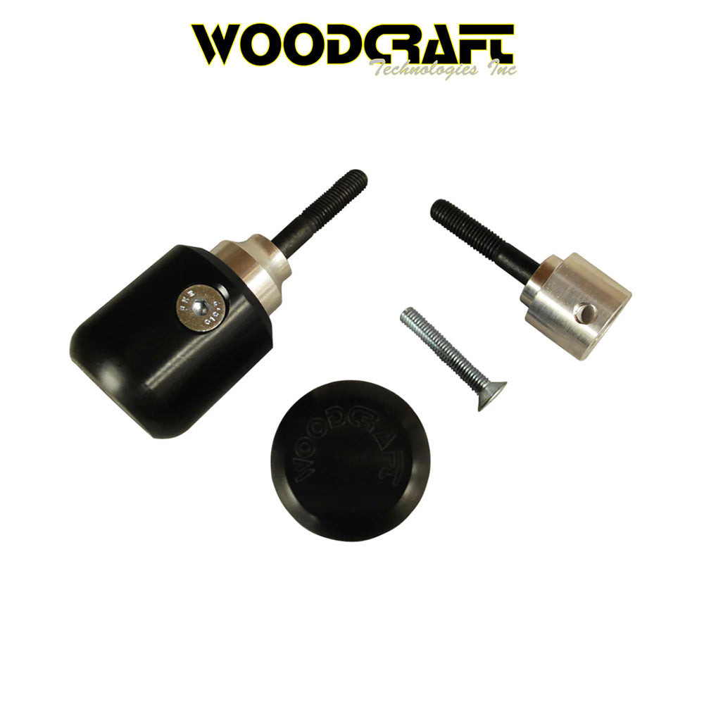 2017年から2018年式モデル ＢＭＷ ＨＰ４ RACE用 ウッドクラフト製パック付きフレームスライダーキット　Woodcraft 50-0750 2009-19 BMW S1000RR/S1000R Frame Slider Kit with pucks (消費税、送料込み)