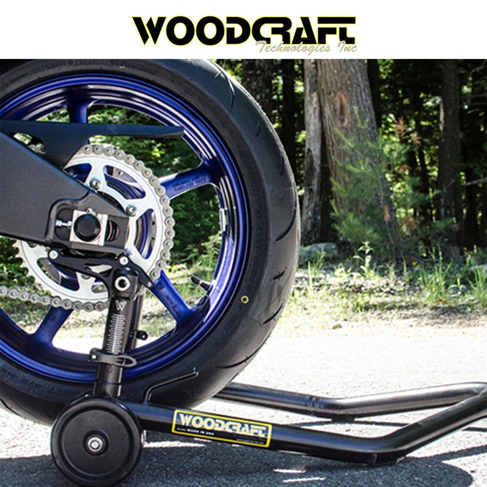 ウッドクラフト製 調整可能なリアスーパーバイクスタンド(スタンダードサイズ)　Woodcraft Adjustable Rear Superbike Stand Standard (消費税、送料込み)