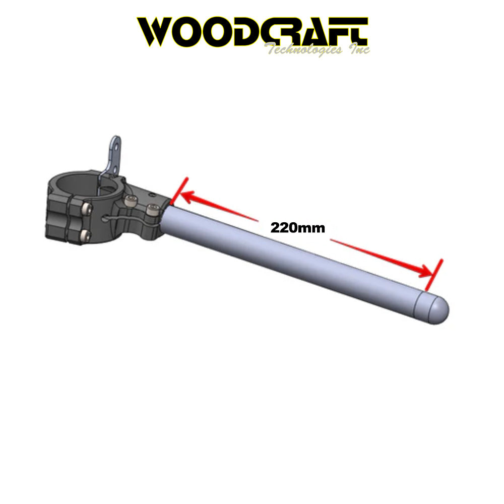 2002-2025年式 ヤマハ ＹＺＦ－Ｒ１用 ウッドクラフト製 ゼロオフセット クリップオン　Woodcraft 12-2150-Y1 Zero Offset Woodcraft Motorcycle Clip-ons for Yamaha R1 / R6 / R7 /R9 (消費税、送料込み)