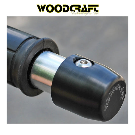 ウッドクラフト製バーエンドスライダーセット(ハンドガードマウント用スペース付き)　Woodcraft 16-9299B Heavy Duty Bar End Slider with Guard Mount (消費税、送料込み)