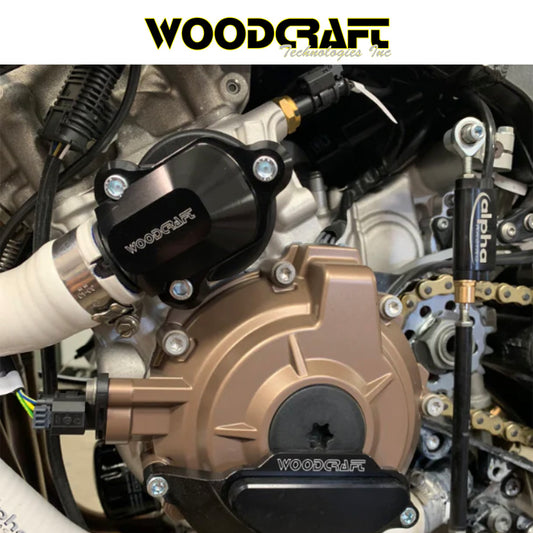 2020-2025年式 ＢＭＷ Ｓ１０００ＲＲ用 ウッドクラフト製ウォーターポンプカバープロテクター　Woodcraft 60-0757WPC BMW S1000RR Water Pump Cover Protector (消費税、送料込み)