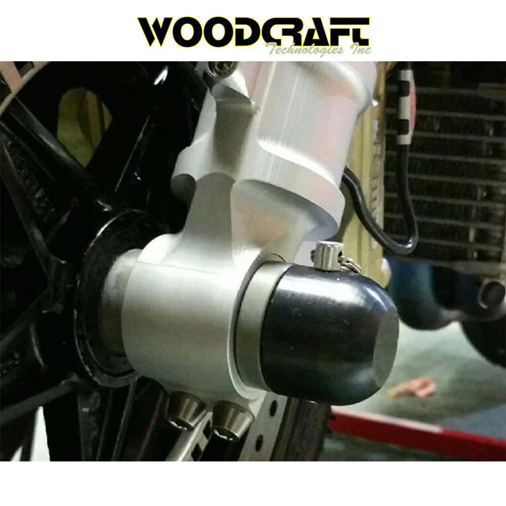 2018-2025年式 ＢＭＷ Ｓ１０００ＸＲ用 ウッドクラフト製フロントアクスルスライダー　Woodcraft 45-0750F BMW S1000RR, S1000R Front Axle Sliders (消費税、送料込み)