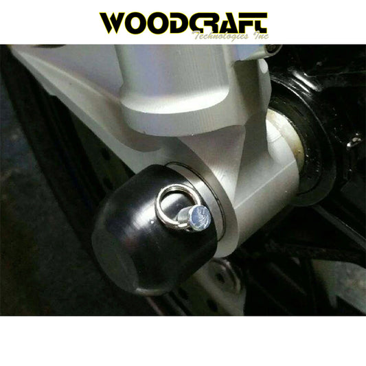 2009-2025年式 ＢＭＷ Ｓ１０００ＲＲ用 ウッドクラフト製フロントアクスルスライダー　Woodcraft 45-0750F BMW S1000RR, S1000R Front Axle Sliders (消費税、送料込み)