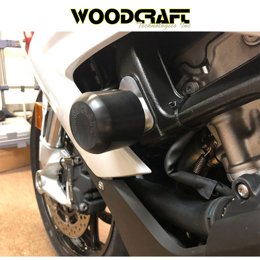 2020-2025年式 ＢＭＷ Ｓ１０００ＲＲ用 ウッドクラフト製フレームスライダーキット（パック付き）Woodcraft 50-0757 BMW S1000RR Frame Slider Kit w/ Pucks (消費税、送料込み)