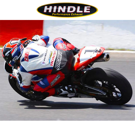 2013-2025年式 ホンダ ＣＢＲ６００ＲＲ用 ヒンドル製 フルシステム(ステンレス製マフラー、ステンレスキャップ付き)　Hindle 75-0349 Honda CBR600RR Full System (消費税、送料込み)