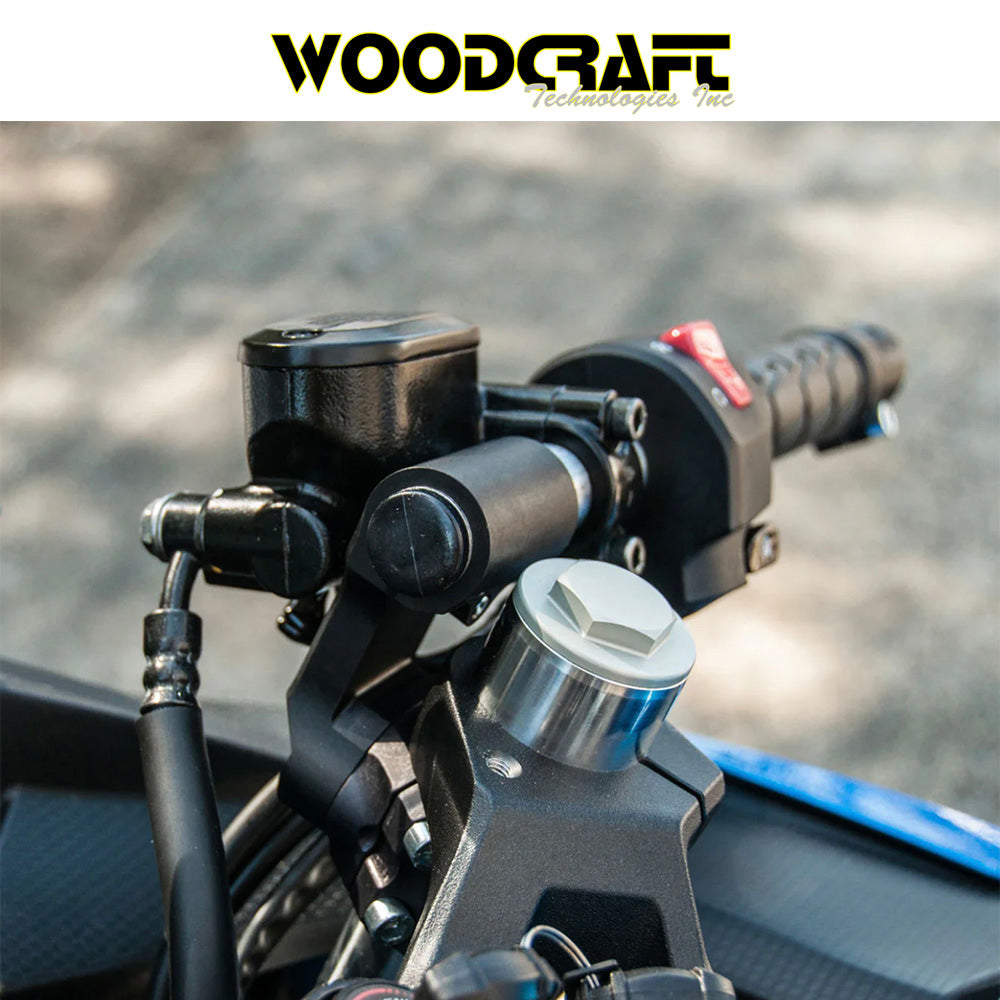 カワサキ Ｎｉｎｊａ ４００用 ウッドクラフト製 ライザー クリップオン(ブラック) 長さ30.48cm　Woodcraft Riser Clipon for Kawasaki Ninja 400,500 41mm (消費税、送料込み)