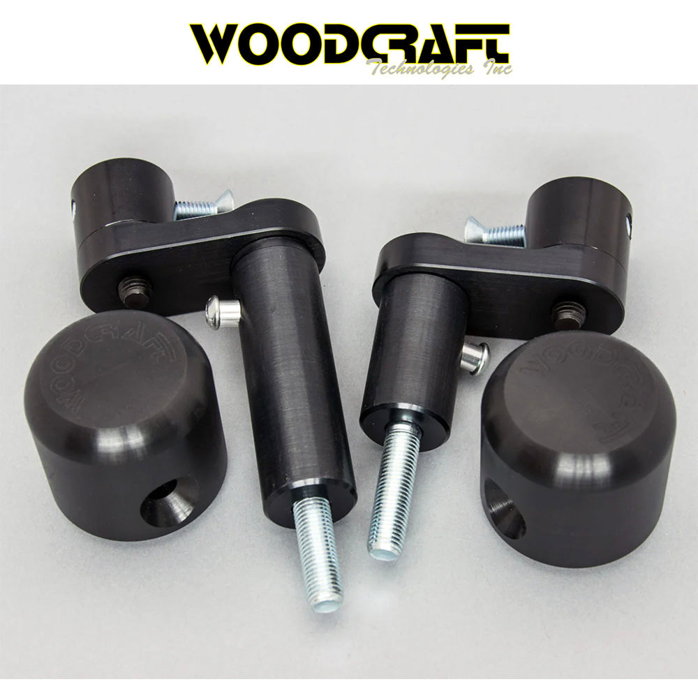 2018-2023年式 カワサキ Ｎｉｎｊａ ４００用 ウッドクラフト製 フレームスライダーキット 公道用（カット必要なし）　Woodcraft 50-0144S 2018-23 Kawasaki Ninja400, 2019-23 Z400, Ninja500 Frame Slider Kit - Street (No Cut) (消費税、送料込み)