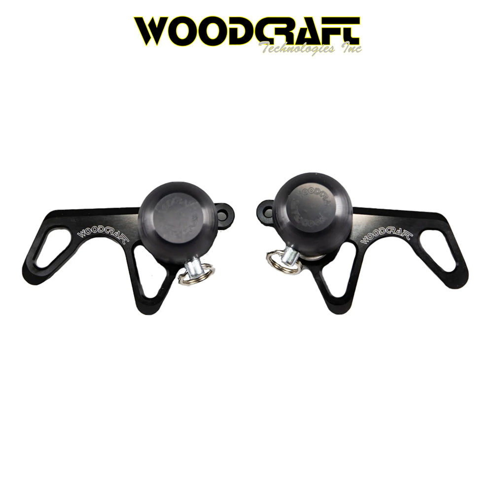 2018-2023年式 カワサキ Ｎｉｎｊａ ４００用 ウッドクラフト製 スーパーバイクリフター（8mmスライダーパック付き）　Woodcraft 27-5385B Superbike Lifters w/8mm Slider Pucks - 2018-23 Kawasaki Ninja400, 2019-23 Z400, Ninja500 (消費税、送料込み)