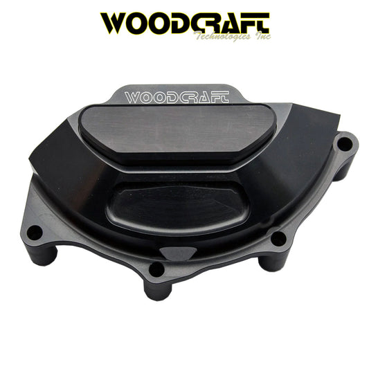 2021年から2024年式モデル ドゥカティ パニガーレ Ｖ４用 ウッドクラフト製 スキッドプレート付きステーターカバープロテクター　Woodcraft 60-0656LC Ducati Panigale V4 LHS Stator Cover Protector w/ Skid Plate (消費税、送料込み)