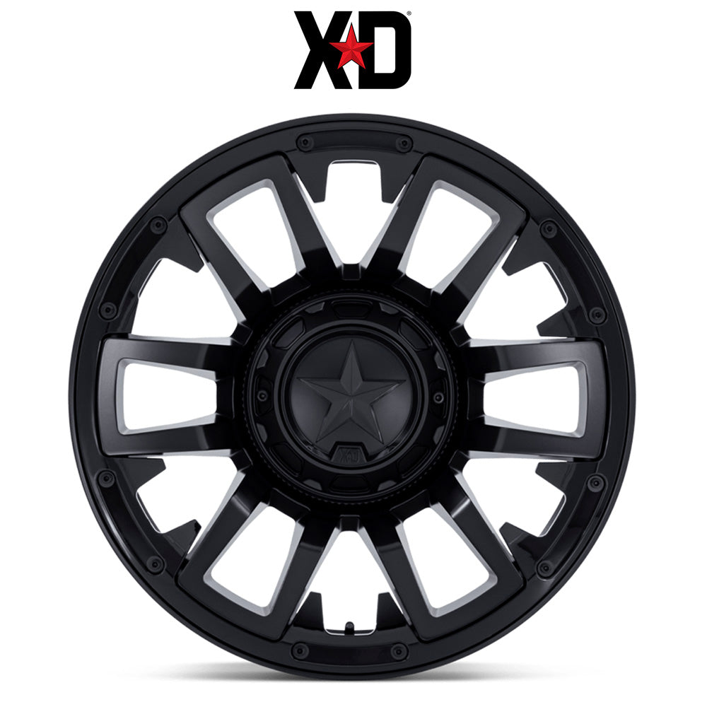 トヨタ ランドクルーザー用 XD コロッサス 20x9J ET 20 フロント、リア マットブラック ホイール４本セット　XD COLOSSUS 20X9 6X135/5.5 106 +20 M-BLK (消費税、送料込み)