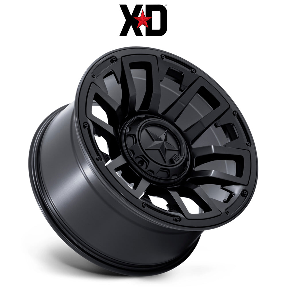トヨタ ランドクルーザー用 XD コロッサス 20x9J ET 20 フロント、リア マットブラック ホイール４本セット　XD COLOSSUS 20X9 6X135/5.5 106 +20 M-BLK (消費税、送料込み)