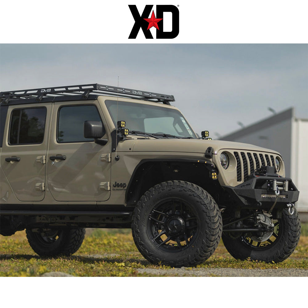 トヨタ ランドクルーザー用 XD スラッシュ 20x9J ET 20 フロント、リア マットブラック ホイール４本セット　XD SLASH 20X9 6X135/5.5 106 +20 M-BLK (消費税、送料込み)