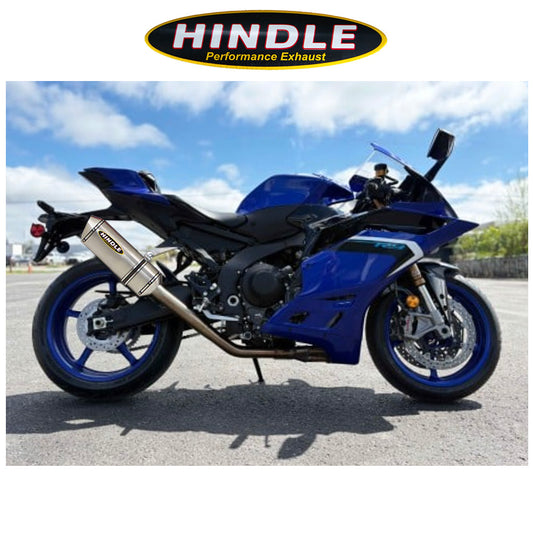 2025年式以降 ヤマハ YZF-R9用 ヒンドル製エボリューション ハイマウント フルシステム(ステンレス製マフラー、ステンレスキャップ付き) Hindle Yamaha R9 Hindle Evolution High Mount Full System (消費税、送料込み)
